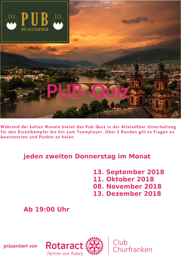 Pub-Quiz in Miltenberg @ Pub111 - Die Altstadtbar - | Miltenberg | Bayern | Deutschland